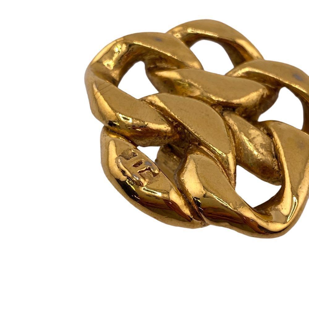 CHANEL 23 Coco Mark Earrings Gold Ladies - Picture 5 of 12